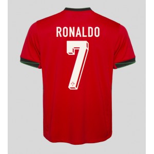 Portugali Cristiano Ronaldo #7 Jalkapallovaatteet Kotipaita EM-Kisat 2024 Lyhythihainen